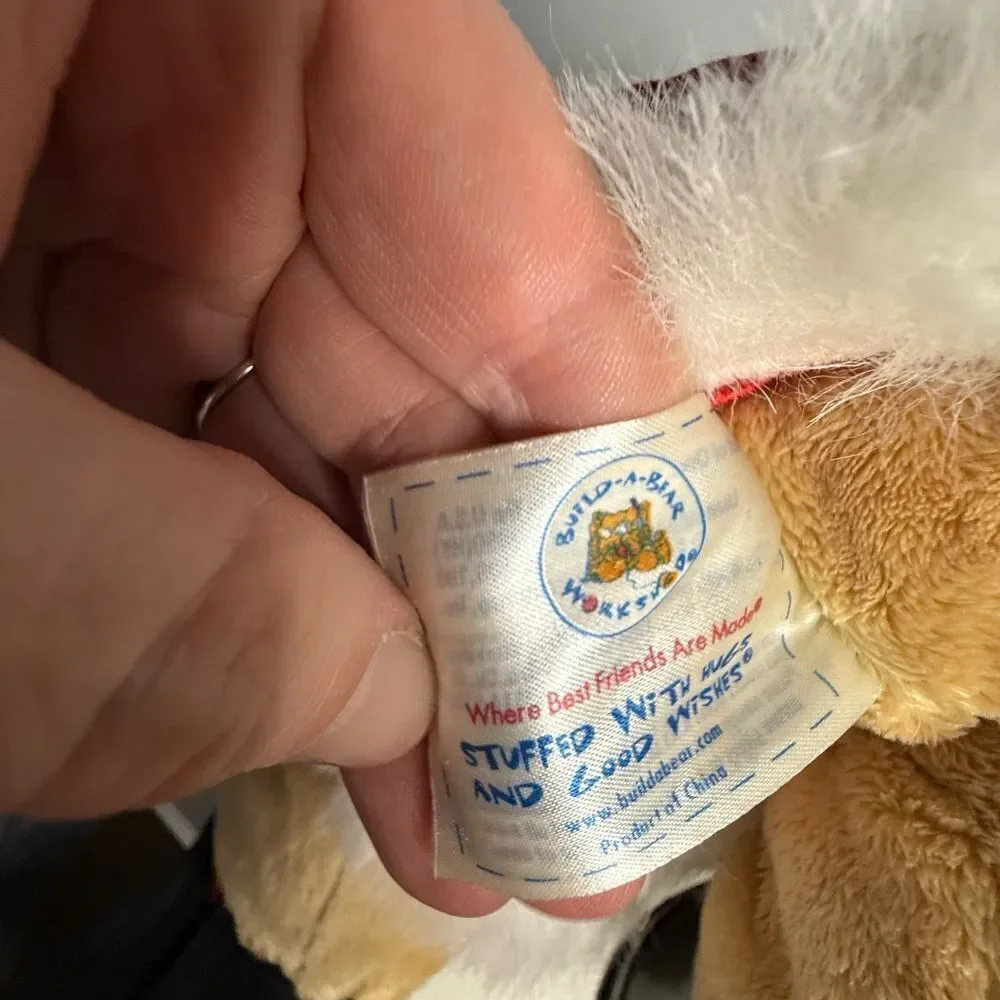 Build A Bear Dog In Santa Costume